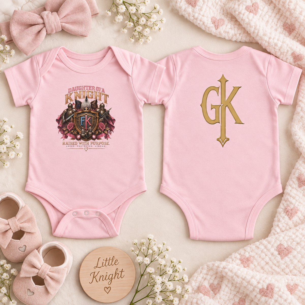 Daughter of a Knight Infant Bodysuit | Family Knights
