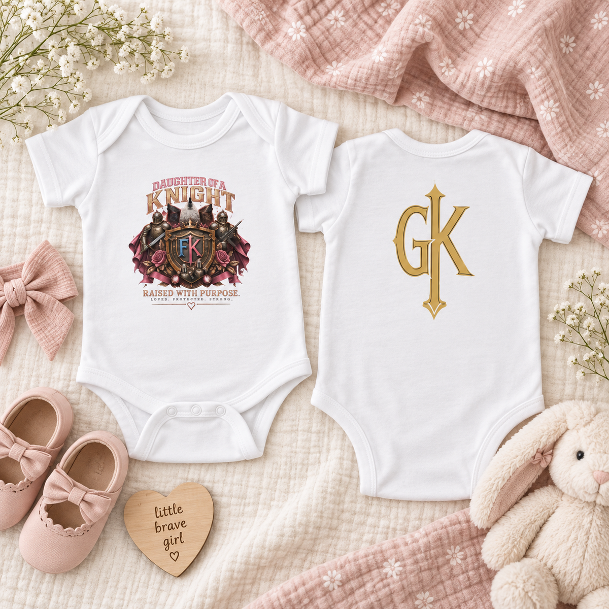 Daughter of a Knight Infant Bodysuit | Family Knights